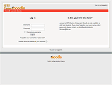 Tablet Screenshot of moodle.ibts.eu
